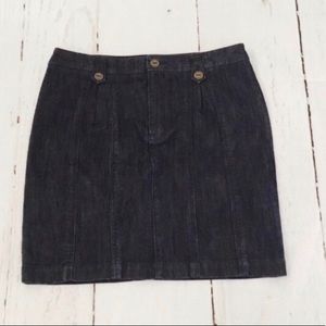 Anthropologie Pilco and The Letterpress Jean Skirt